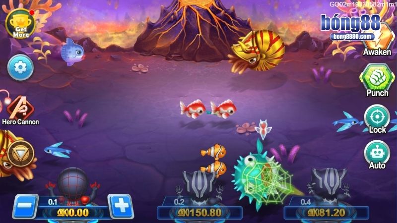 Bắn cá tài lộc nhiều mức thưởng giá trị