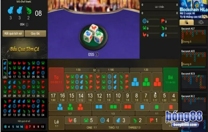 Bầu cua – Cực phẩm đỏ đen khuấy đảo sảnh Casino Bong88 Biết dừng đúng lúc khi chơi