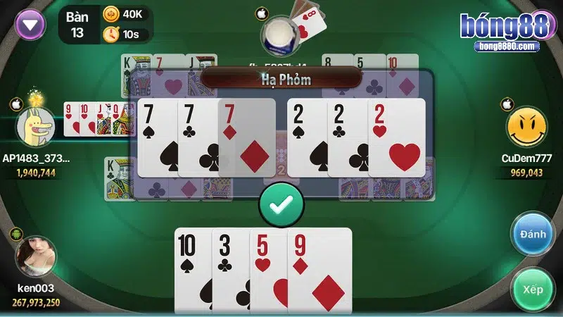 Phỏm là gì? Tìm hiểu ngay mẹo đánh bài chuẩn như dân chuyên Luật tính điểm những con bài lẻ