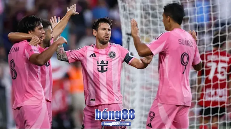 Inter Miami đang có phong độ tốt cùng sự góp mặt của Messi