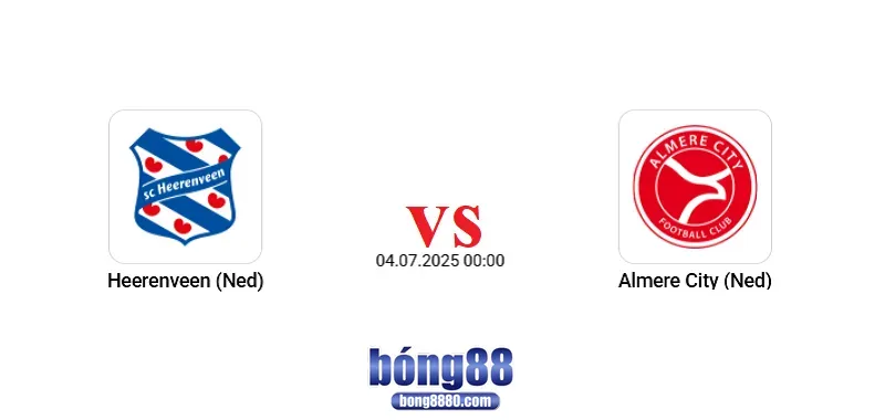 Heerenveen vs Almere City (4/7) - Trận giao hữu hấp dẫn trước mùa giải mới Heerenveen vs Almere City (4/7) - Trận giao hữu hấp dẫn
