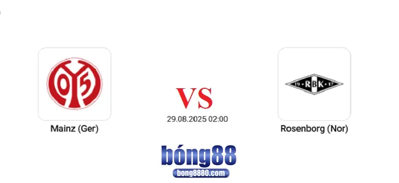 Nhận định Mainz 05 vs Rosenborg (29/8) tại UEFA Europa 2025 Nhận định Mainz 05 vs Rosenborg (29/8) tại UEFA Europa 2025