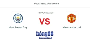 Nhận định Manchester City vs Manchester United (14/9/2025)