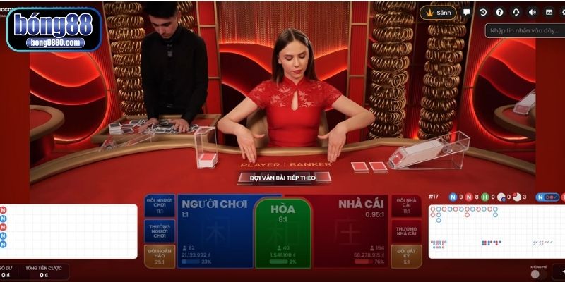Công thức đánh Baccarat tại Bong88 chuẩn, áp dụng là thắng Chơi Baccarat theo công thức gấp thếp cực chuẩn
