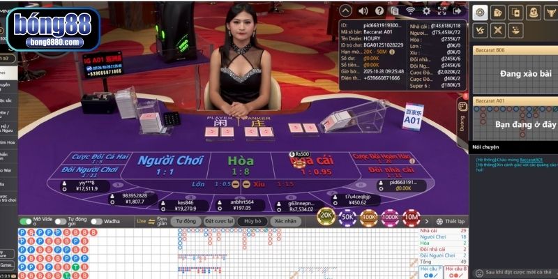 Công thức đánh Baccarat tại Bong88 chuẩn, áp dụng là thắng Công thức đánh Baccarat giúp người chơi tự tin tham gia