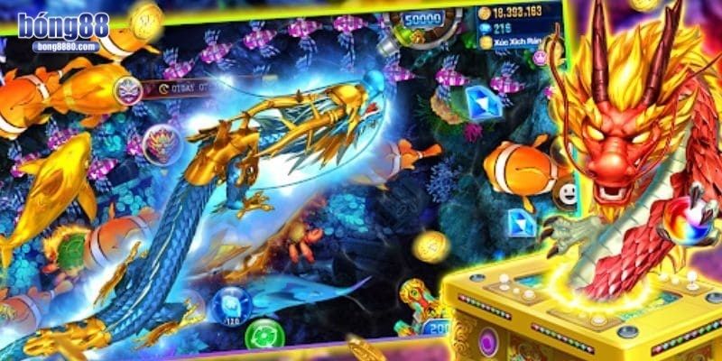 Bắn cá Long vương: Bong88 hướng dẫn cách săn thưởng nhanh Đồ họa game bắt mắt
