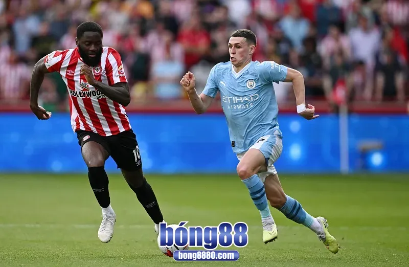 Dự đoán kết quả trận đấu giữa Brentford 1 - 3 Man City vòng 7 Ngoại Hạng Anh
