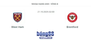 Nhận định West Ham vs Brentford 2h00 ngày 21/10/2025