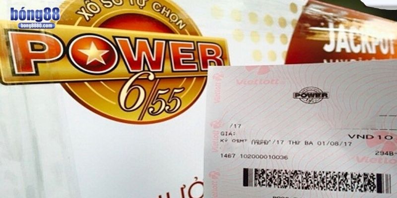 Power 6/55 Bong88 - Cách chơi hấp dẫn nhờ cơ hội thưởng cao Power 6/55