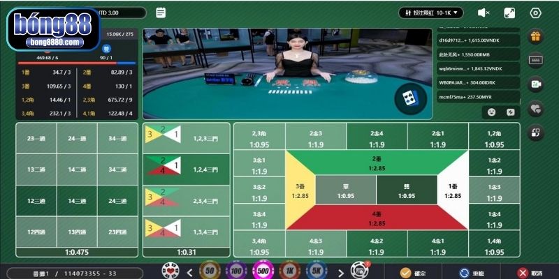 Hướng dẫn cách chơi Fantan Bong88 đơn giản, dễ hiểu Quy trình 1 vòng chơi Fantan cơ bản trải qua 4 bước